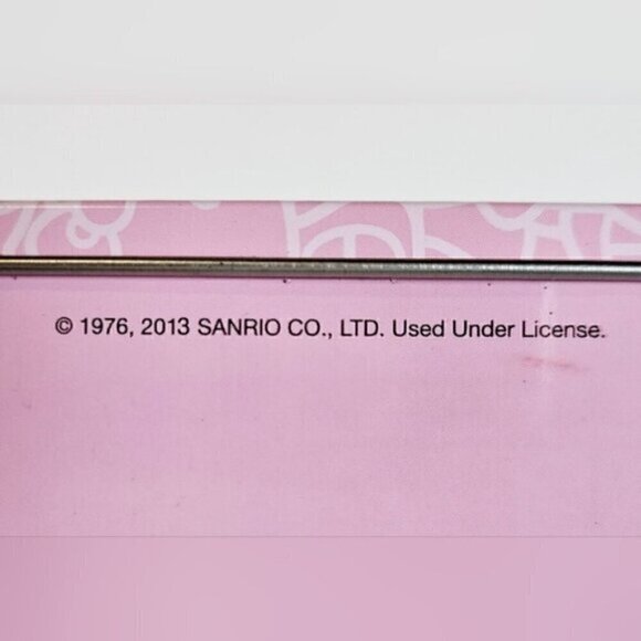 Hello Kitty Pink Tin Storage Box 💖 Sanrio Collectible - Picture 6 of 7